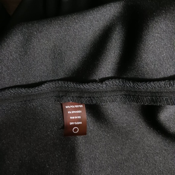 Tommy Hilfiger Formal Career Ruffle Short Sleeve Back Zipper Black Size 0 Dress - Picture 9 of 9